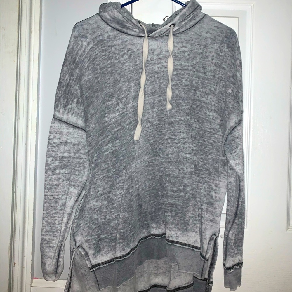 oversized long sleeve with hood